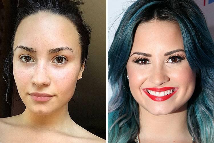 Top 25 Unrecognizable Photos of Celebrities Without Makeup 1