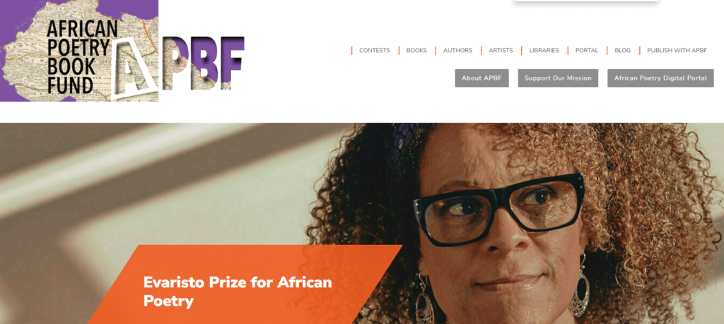 Evaristo Prize for African Poetry (USD $1,500 Prize)
