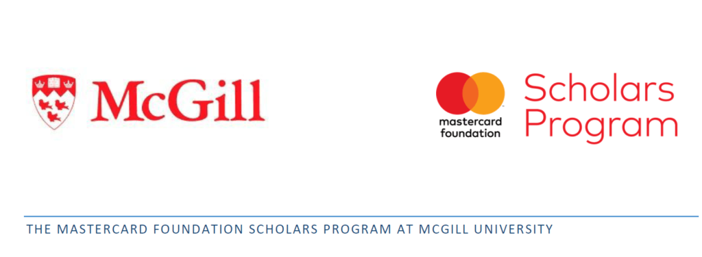 Fully Funded McGill University MasterCard Foundation Scholars Programme for Study in Canada 2024.