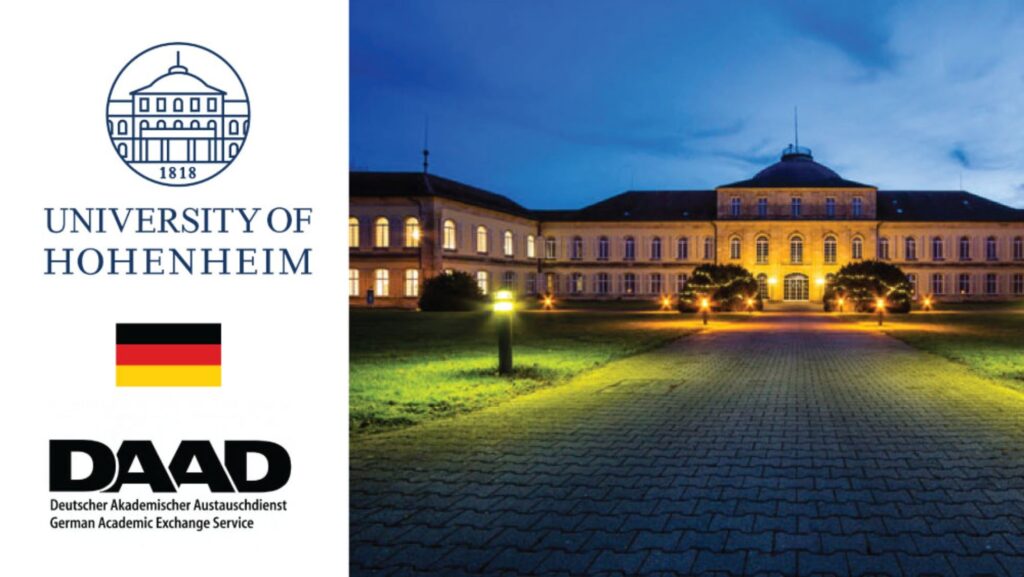Fully Funded University of Hohenheim DAAD-EPOS Scholarships.
