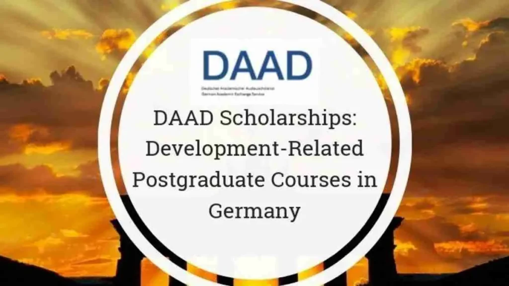 DAAD Development-Related Postgraduate Courses Scholarships