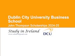 Dublin City University Business School John Thompson Scholarship