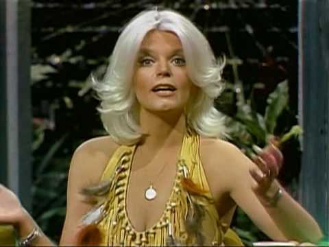 Actress and Playboy model Robyn Hilton on the Johnny Carson Show in 1974. c...